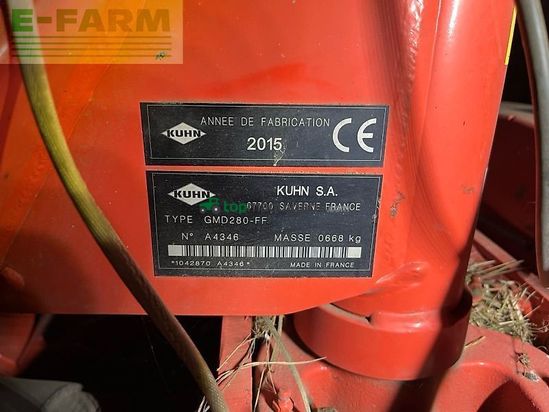 Cortacésped manual - Kuhn - gmd 280