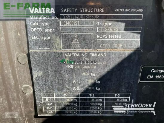 Tractor agrícola - Valtra - t 214 d smarttouch | gps | fzw | led