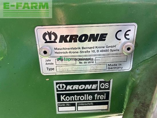 Cosechadora de Cereal - Krone - big x 500