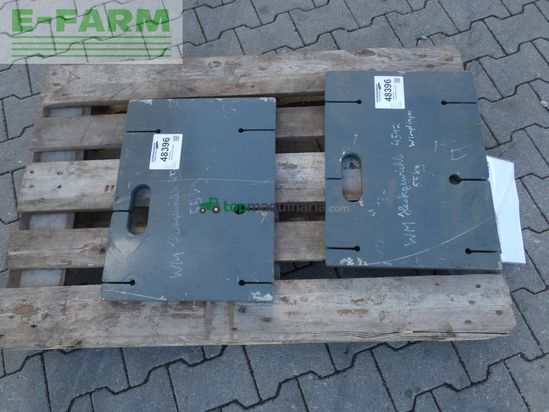 Minicargadora - Weidemann - heckgewichte zu 4512