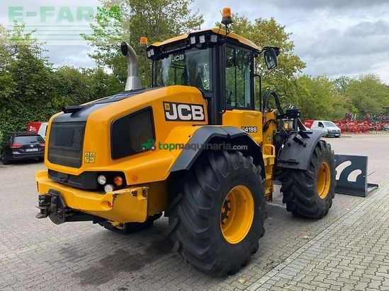 Minicargadora - JCB - 419s agri mit silagegabel
