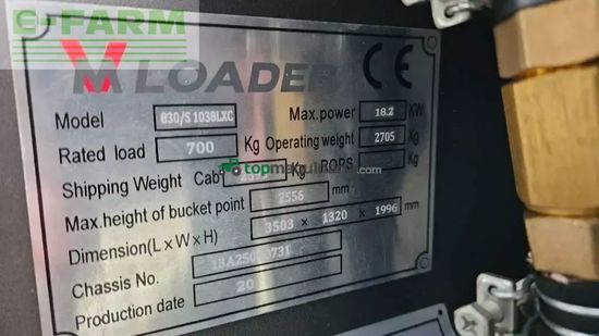 Minicargadora -  - 1038 lxc