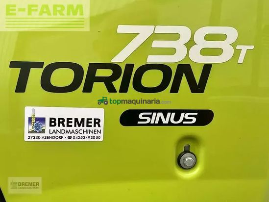 Telescopica - Claas - torion 738 t, sinus, 40 km/h, technikjahr 2024