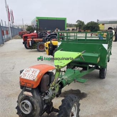 Motocultor Agria con remolque y accesorios fresa.