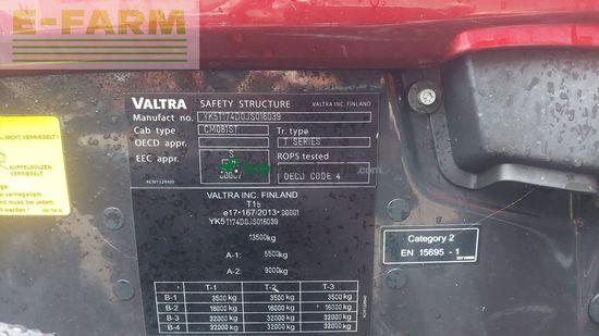 Tractor agrícola - Valtra - T 174