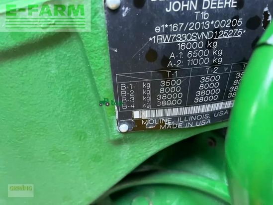 Tractor agrícola - John Deere - 7r330