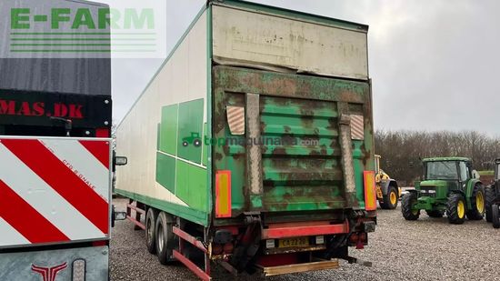 Remolqu agrícola -  - box trailer med læsserampe i bag