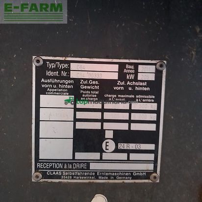 Cosechadora de Cereal - Claas - lexion 640 (stage iiia)