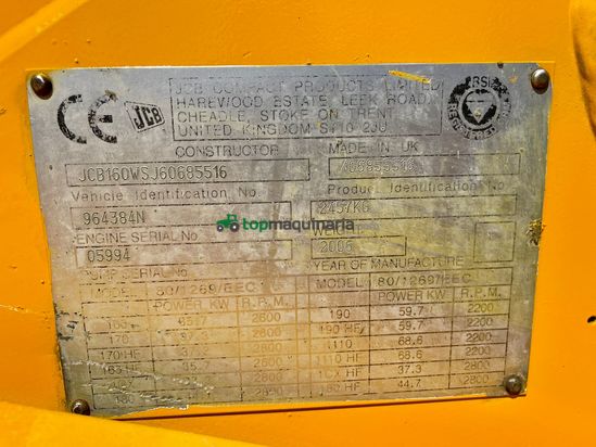 MINI CARGADORA JCB ROBOT 160