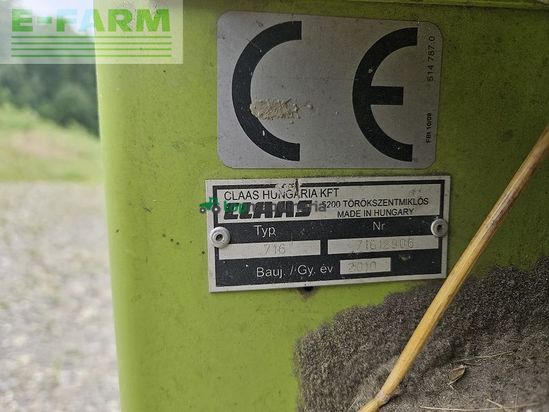 Cabezal - Claas - v540 vario + transportwagen