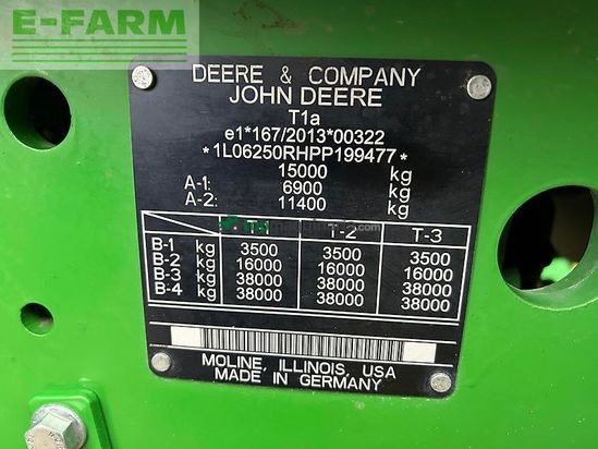 Tractor agrícola - John Deere - 6r 250