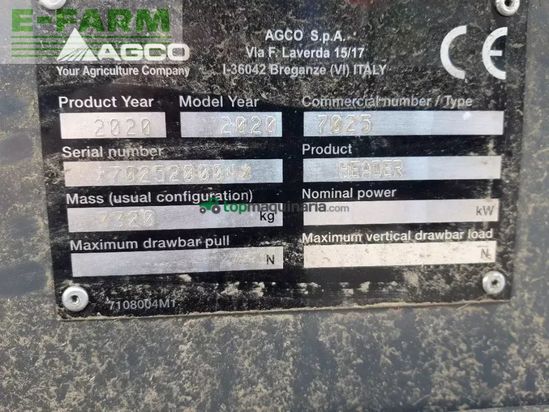 Cosechadora de Cereal - Fendt - ideal 7
