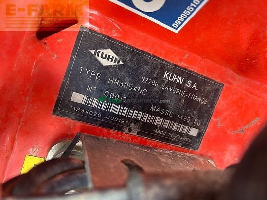 Sembradora - Kuhn - hr 3004 nc / venta nc 3000 24 seedflex