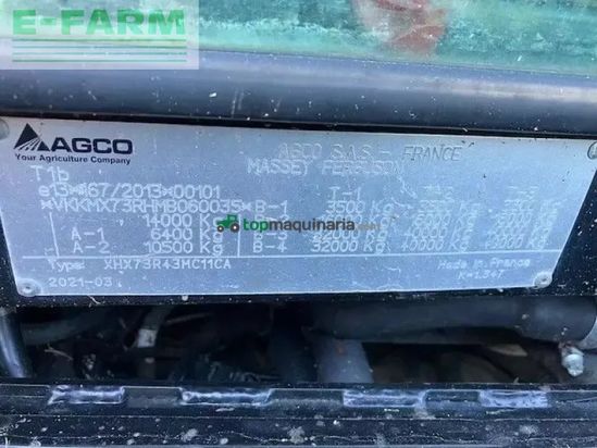 Tractor agrícola - Massey Ferguson - 7719 s dvt exclusive next edition