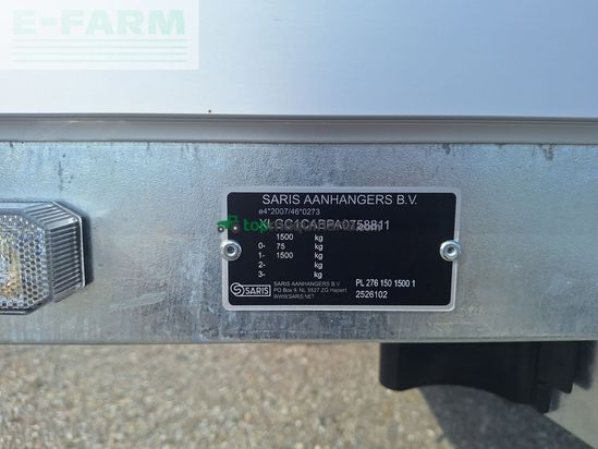 Remolqu agrícola - Pongratz - phl 2760/15 g-al