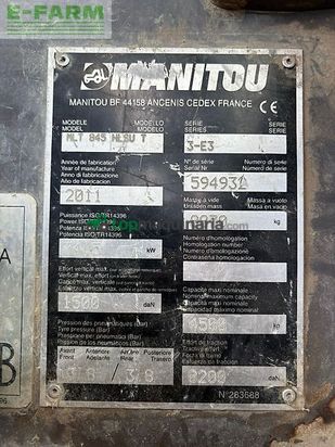 Telescopica - Manitou - mlt 845