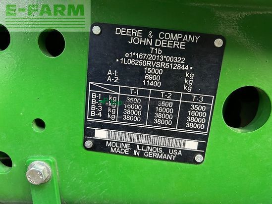 Tractor agrícola - John Deere - 6r 250 **mietrückläufer**