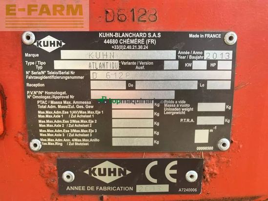 Atomizador - Kuhn - atlantique 3200