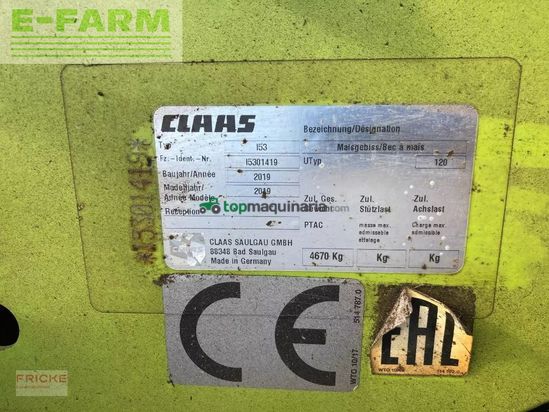 Cabezal - Claas - orbis 900