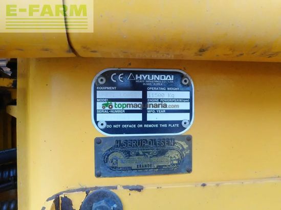 Minicargadora - Hyundai - hl740-7 mit hochkippschaufel u. volvo sw