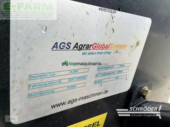 Telescopica -  - ags hofknecht hl 800 + schaufel + pg