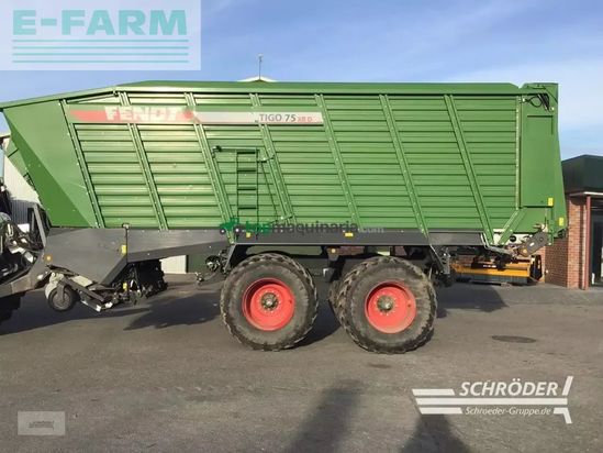 Remolqu agrícola - Fendt - tigo 75 xr