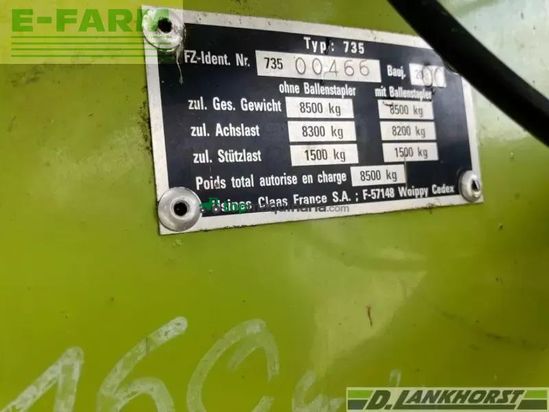 Empacadora gigant - Claas - quadrant 2200 rc