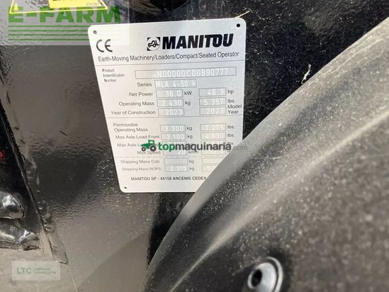 Telescopica - Manitou - manitou mla 4-50