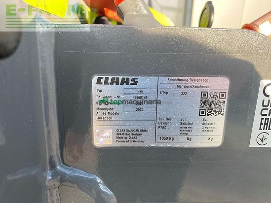 Cortacésped manual - Claas - claas disco 3200 frc move vorführmaschine