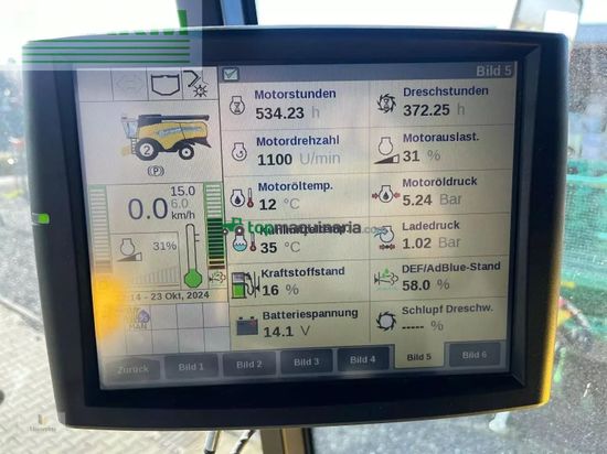 Cosechadora de Cereal - New Holland - cx 6.90 ohne schneidwerk