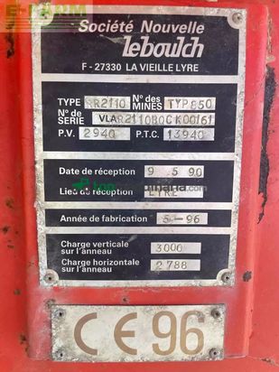 Volquet -  - benne agricole rr2110 leboulch