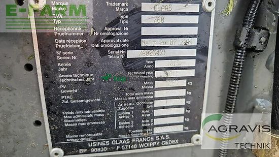 Empacadora gigant - Claas - rollant 340 rc