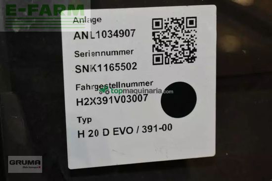 Elevadora - Linde - h 20 d evo 391 evo
