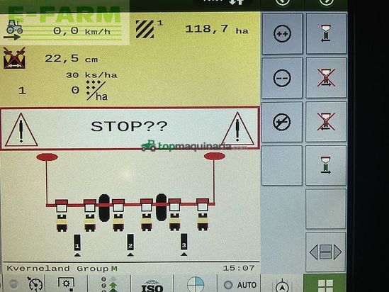Sembradora - Kverneland - optima v 6 reihig e-drive ii