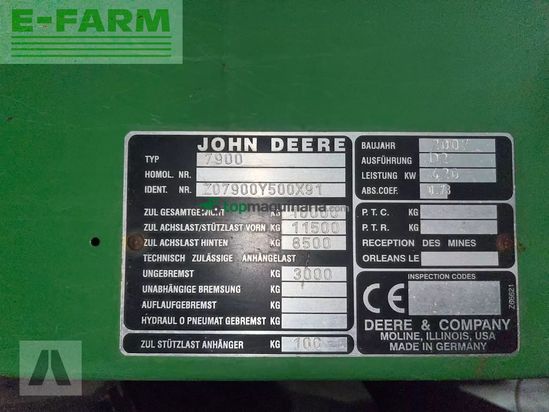 Cosechadora de Cereal - John Deere - 7950