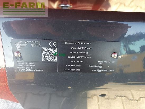 Esparcidor - Kverneland - exacta tl