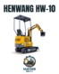 Miniexcavadora Hengwang HW-10