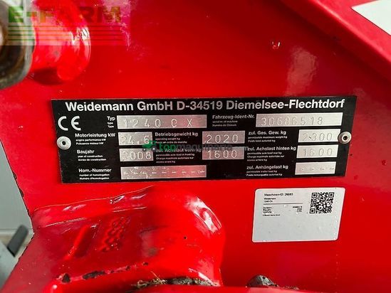 Minicargadora - Weidemann - 1240 cx