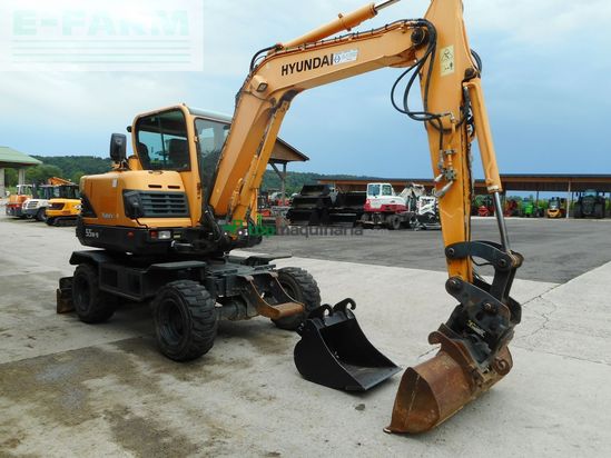 Excavadora - Hyundai - robex 55 w-9 ( 5.560kg ) powertilt + straßenzula