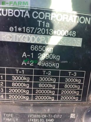 Tractor agrícola - Kubota - tracteur agricole m5091 dthq kubota