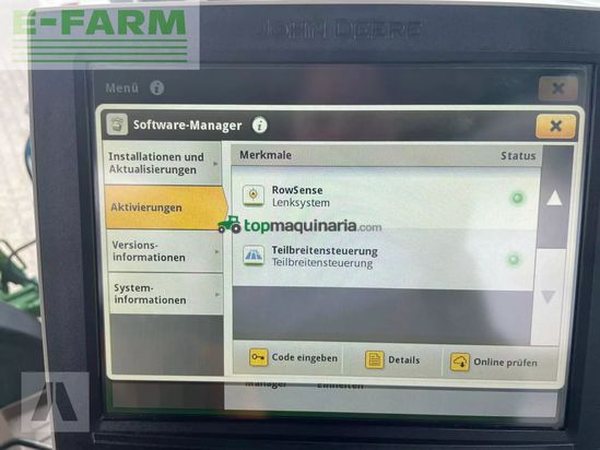 Tractor agrícola - John Deere - 6250r 6250 r mit neuen rädern