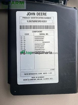 Tractor agrícola - John Deere - 6r250
