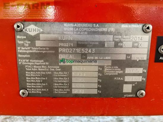 Remolqu esparcidor - Kuhn - profile plus 2070