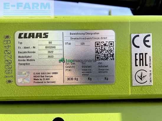 Cabezal - Claas - direct disc 600 + tw avo25