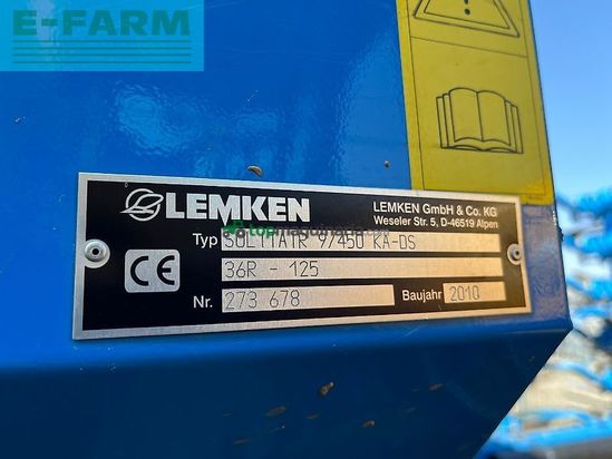 Sembradora - Lemken - rubin 9/450 + solitair 9/450 ka-ds