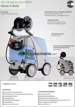 Riego - kränzle - heißwasser hochdruckreiniger therm c 13/180 t