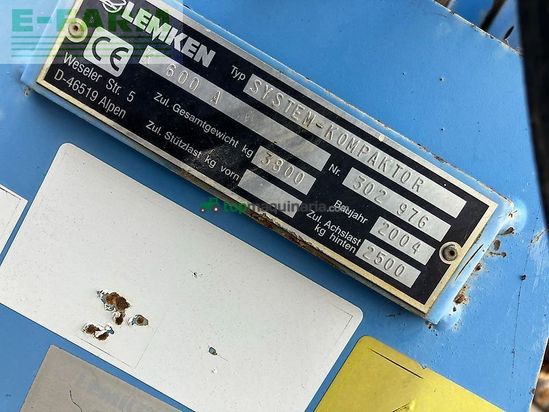 Combinado de siembra - Lemken - kompaktor k 600 a