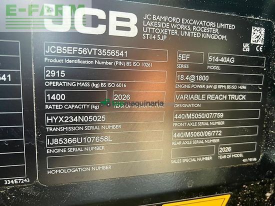 Telescopica - JCB - 514-40 agri