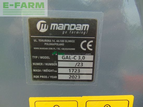 Grada de disco - Mandam - gal-c 3.0