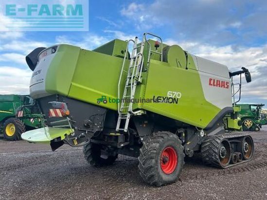 Cosechadora de Cereal - Claas - lexion 670 terra trac